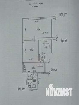 Дом 64м², 1-этажный, участок 2 сот.  