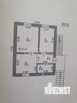 Дом 62м&sup2;, 1-этажный, участок 5 сот.  