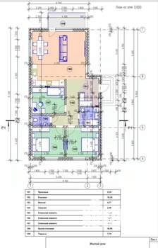 Дом 110м&sup2;, 1-этажный, участок 4 сот.  