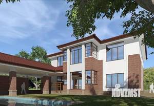 Дом 260м&sup2;, 2-этажный, участок 7 сот.  