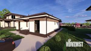 Коттедж 118м&sup2;, 1-этажный, участок 6 сот.  