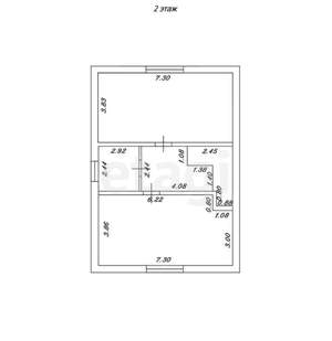 Дом 154м&sup2;, 2-этажный, участок 4 сот.  
