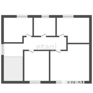 Дом 91м&sup2;, 1-этажный, участок 6 сот.  