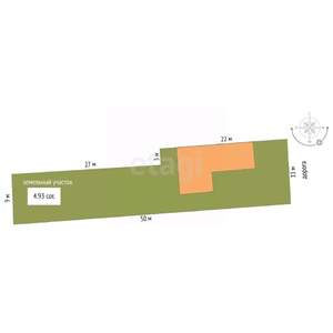 Дом 107м&sup2;, 1-этажный, участок 5 сот.  