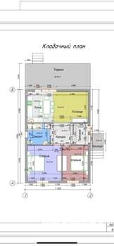 Дом 80м&sup2;, 1-этажный, участок 6 сот.  