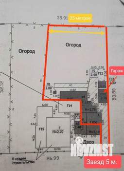 Дом 90м², 2-этажный, участок 10 сот.  