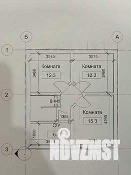 Дом 123м&sup2;, 2-этажный, участок 3 сот.  