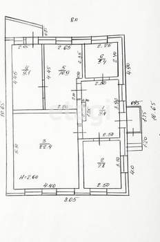 Дом 67м², 1-этажный, участок 7 сот.  