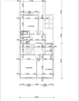 Дом 136м², 2-этажный, участок 7 сот.  