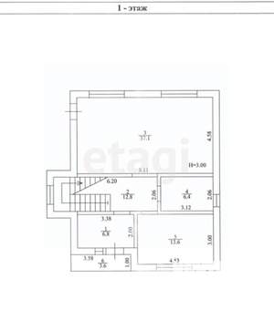 Дом 127м&sup2;, 2-этажный, участок 4 сот.  
