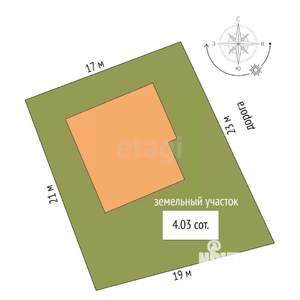 Дом 86м&sup2;, 1-этажный, участок 4 сот.  