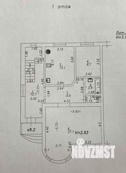 Дом 233м&sup2;, 3-этажный, участок 4 сот.  