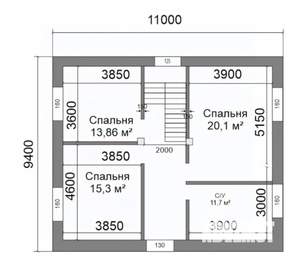 Дом 181м², 2-этажный, участок 4 сот.  