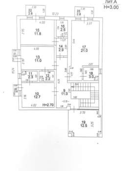 Дом 258м&sup2;, 3-этажный, участок 6 сот.  