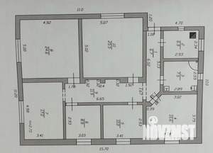 Дом 135м², 1-этажный, участок 9 сот.  