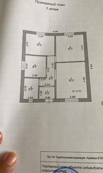 Дом 74м&sup2;, 1-этажный, участок 5 сот.  