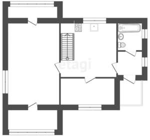 Дом 110м&sup2;, 2-этажный, участок 5 сот.  