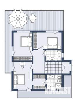 Дом 240м², 2-этажный, участок 5 сот.  
