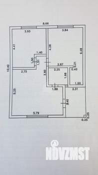 Дом 80м&sup2;, 1-этажный, участок 4 сот.  