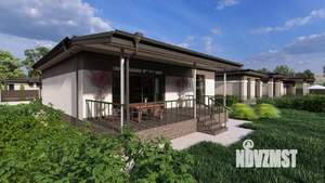 Коттедж 118м&sup2;, 1-этажный, участок 6 сот.  