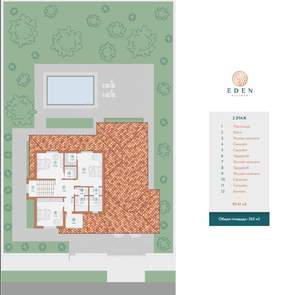 Дом 280м², 2-этажный, участок 10 сот.  