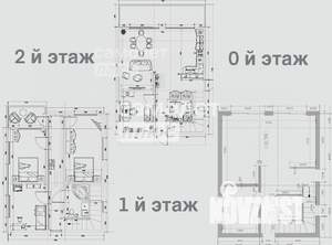 Коттедж 209м², 3-этажный, участок 4 сот.  