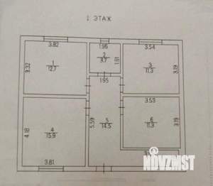 Дом 74м&sup2;, 2-этажный, участок 5 сот.  