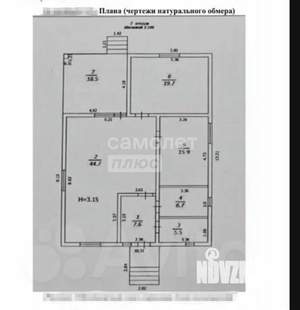Дом 126м², 1-этажный, участок 5 сот.  