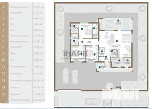 Дом 174м&sup2;, 1-этажный, участок 5 сот.  