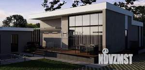 Дом 100м&sup2;, 1-этажный, участок 4 сот.  