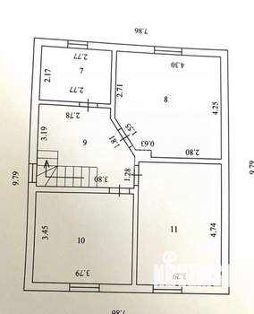 Дом 162м², 2-этажный, участок 8 сот.  