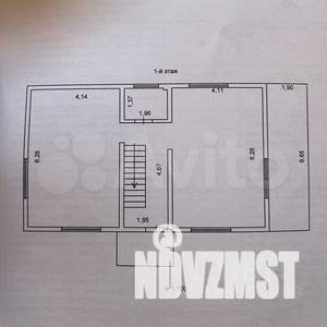 Коттедж 144м², 2-этажный, участок 6 сот.  