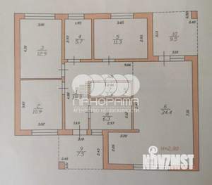 Дом 120м², 2-этажный, участок 6 сот.  