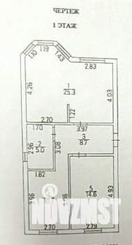 Дом 73м², 2-этажный, участок 3 сот.  