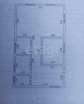 Дача 60м², 1-этажный, участок 5 сот.  