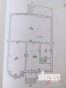 Дом 206м², 3-этажный, участок 5 сот.  