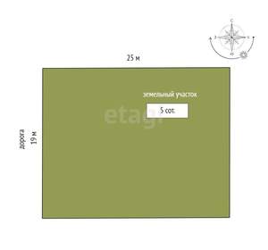 Дом 81м&sup2;, 1-этажный, участок 5 сот.  