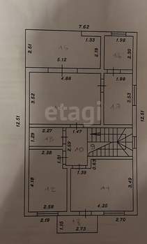 Дом 170м&sup2;, 2-этажный, участок 5 сот.  