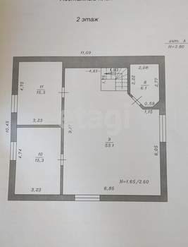 Дом 205м², 2-этажный, участок 7 сот.  