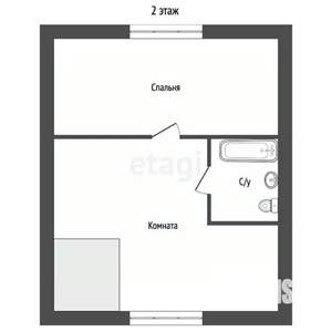 Дом 65м&sup2;, 1-этажный, участок 4 сот.  