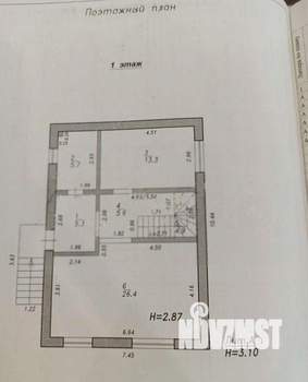 Дом 120м², 2-этажный, участок 3 сот.  