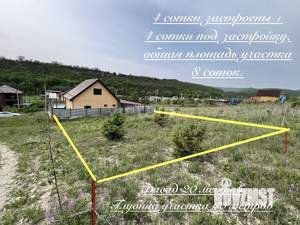 Дом 55м&sup2;, 1-этажный, участок 8 сот.  