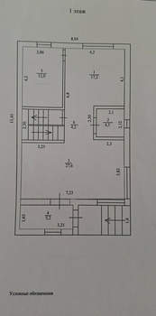 Дом 198м², 3-этажный, участок 6 сот.  