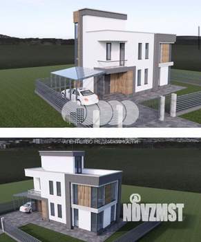 Дом 210м&sup2;, 2-этажный, участок 3 сот.  