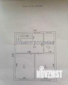 Дом 120м², 2-этажный, участок 7 сот.  