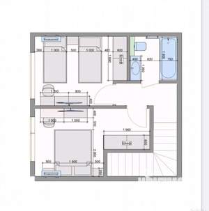 Таунхаус 85м&sup2;, 2-этажный, участок 2 сот.  