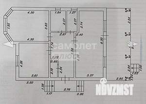 Дом 130м², 1-этажный, участок 6 сот.  