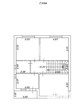 Дом 154м², 2-этажный, участок 3 сот.  