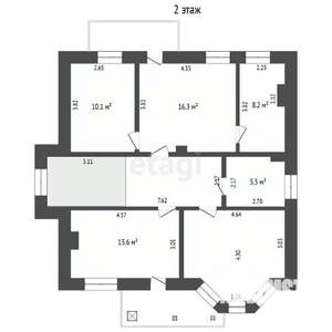 Дом 220м², 2-этажный, участок 9 сот.  