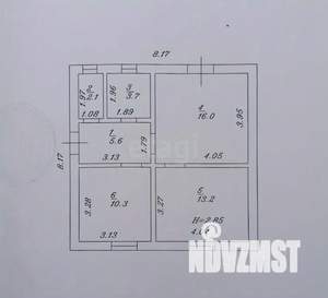 Дом 55м², 1-этажный, участок 8 сот.  